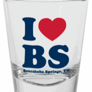 I❤BS  Shot Glass
